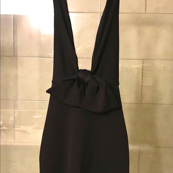 Bebe New BLK Mini Halter Bow / Super-Sweet… Super- Sexy… Classic Look. NEW w/tag - Picture 6 of 8